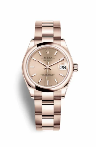 Rolex Datejust 31 Rose Gold / Domed / Rose / Oyster 278245-0035