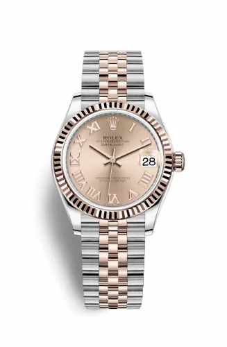 Rolex Datejust 31 Stainless Steel/ Rose Gold / Fluted / Rose - Roman / Jubilee 278271-0006
