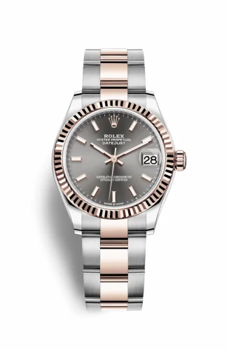 Rolex Datejust 31 Stainless Steel/ Rose Gold / Fluted / Grey / Oyster 278271-0017