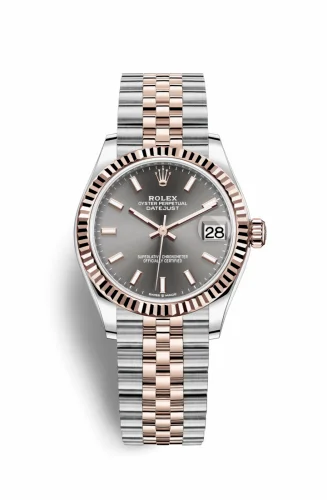 Rolex Datejust 31 Stainless Steel/ Rose Gold / Fluted / Grey / Jubilee 278271-0018