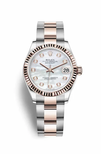Rolex Datejust 31 Stainless Steel/ Rose Gold / Fluted / MOP / Oyster 278271-0025
