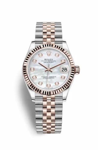 Rolex Datejust 31 Stainless Steel / Rose Gold / Fluted / MOP / Jubilee 278271-0026