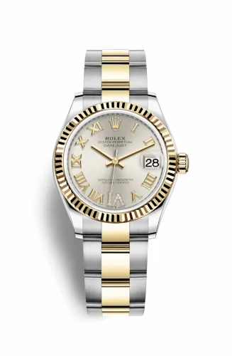 Rolex Datejust 31 Stainless Steel / Yellow Gold / Fluted / Silver - Roman / Oyster 278273-0003