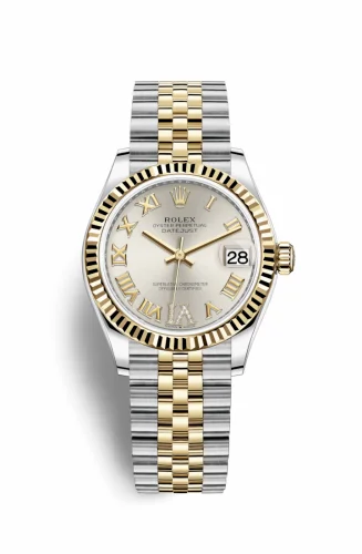 Rolex Datejust 31 Stainless Steel / Yellow Gold / Fluted / Silver - Roman / Jubilee 278273-0004