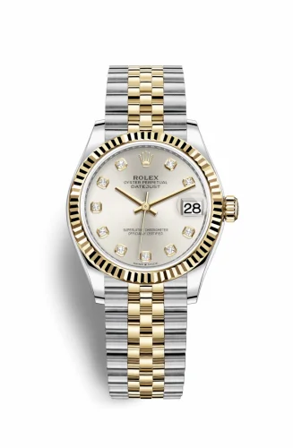 Rolex Datejust 31 Stainless Steel / Yellow Gold / Fluted / Silver - Diamond / Jubilee 278273-0020