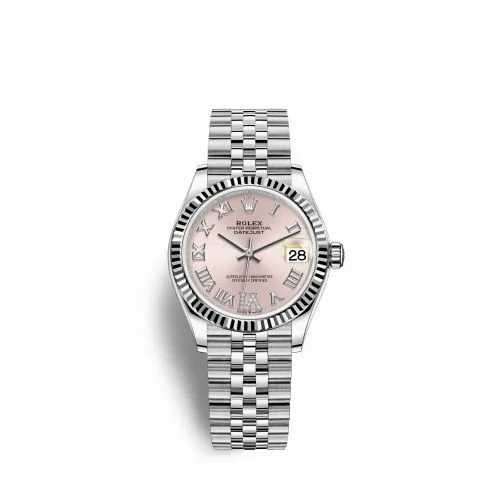 Rolex Datejust 31 Stainless Steel Fluted / Jubilee / Pink - Roman 278274-0024