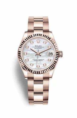 Rolex Datejust 31 Rose Gold / Fluted / MOP / Oyster 278275-0016