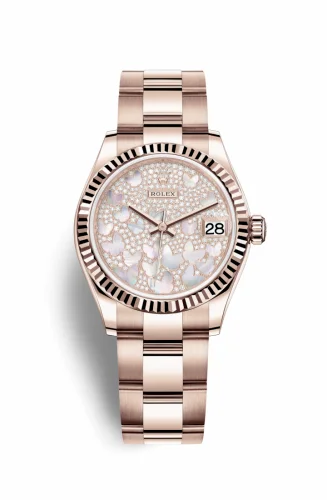 Rolex Datejust 31 Rose Gold / Fluted / Butterfly / Oyster 278275-0020