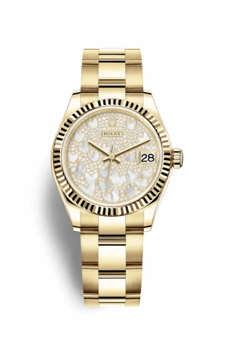 Rolex Datejust 31 Yellow Gold / Fluted / Butterfly / Oyster 278278-0021
