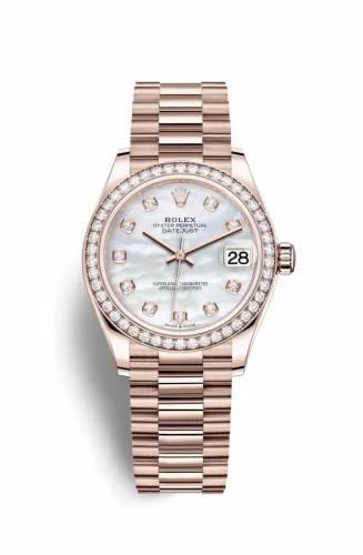 Rolex Datejust 31 Rose Gold / Diamond / MOP / President 278285rbr-0005