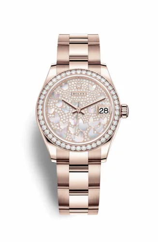 Rolex Datejust 31 Rose Gold / Diamond / Butterfly / Oyster 278285rbr-0009
