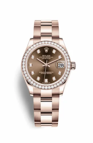 Rolex Datejust 31 Rose Gold / Diamond / Chocolate - Diamond / Oyster 278285rbr-0012