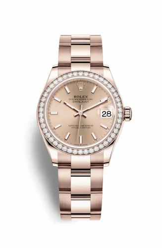 Rolex Datejust 31 Rose Gold / Diamond / Rose / Oyster 278285rbr-0017