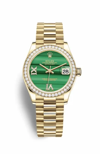 Rolex Datejust 31 Yellow Gold / Diamond / Malachite / President 278288rbr-0004