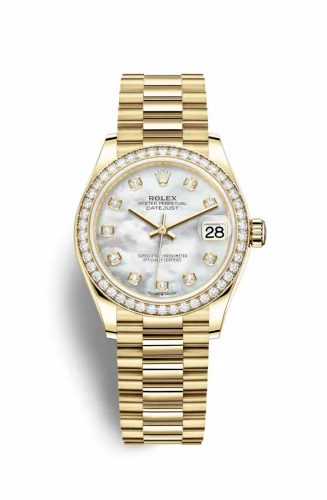 Rolex Datejust 31 Yellow Gold / Diamond / MOP / President 278288rbr-0006