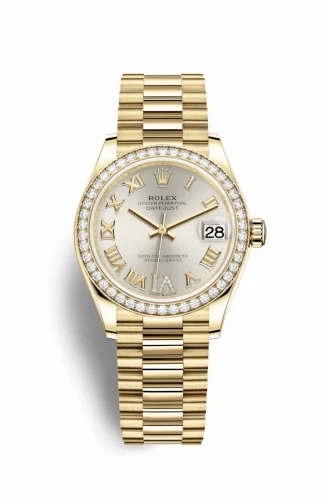 Rolex Datejust 31 Yellow Gold / Diamond / Silver - Roman / President 278288rbr-0020