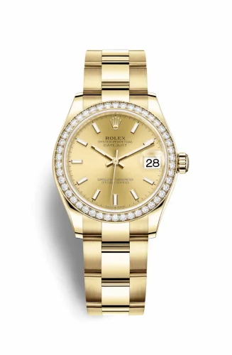 Rolex Datejust 31 Yellow Gold / Diamond / Champagne / Oyster 278288rbr-0021