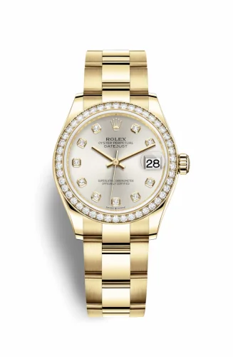 Rolex Datejust 31 Yellow Gold / Diamond / Silver - Diamond / Oyster 278288rbr-0027