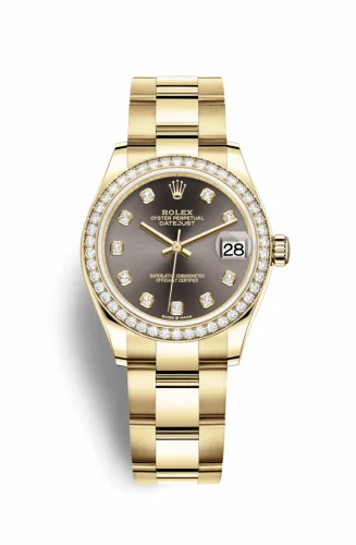 Rolex Datejust 31 Yellow Gold / Diamond / Grey - Diamond / Oyster 278288rbr-0029