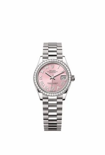 Rolex Datejust 31 White Gold Diamond / Pink - Roman 278289RBR-0018