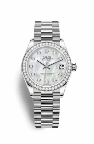 Rolex Datejust 31 White Gold / Diamond / MOP / President 278289rbr-0005