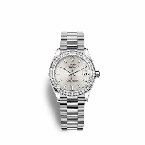 Rolex Datejust 31 White Gold Diamond / Silver 278289rbr-0012