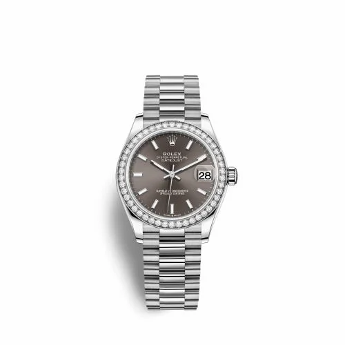 Rolex Datejust 31 White Gold Diamond / Grey 278289rbr-0014