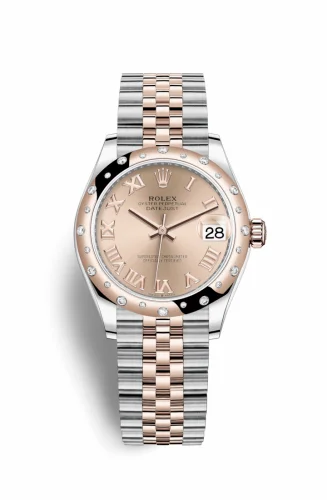 Rolex Datejust 31 Stainless Steel/ Rose Gold / Domed - Diamond / Rose - Roman / Jubilee 278341rbr-0006