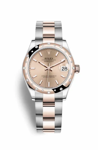Rolex Datejust 31 Stainless Steel/ Rose Gold / Domed - Diamond / Rose / Oyster 278341rbr-0009
