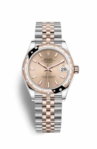 Rolex Datejust 31 Stainless Steel/ Rose Gold / Domed - Diamond / Rose / Jubilee 278341rbr-0010