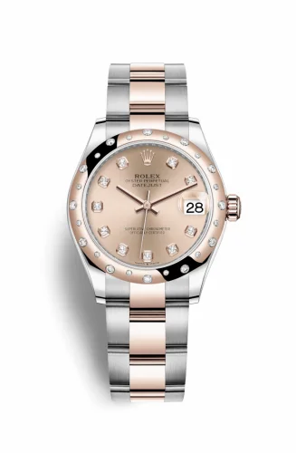 Rolex Datejust 31 Stainless Steel/ Rose Gold / Domed - Diamond / Rose - Diamond / Oyster 278341rbr-0023