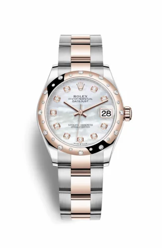 Rolex Datejust 31 Stainless Steel/ Rose Gold / Domed - Diamond / MOP / Oyster 278341rbr-0025