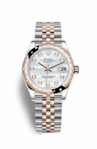 Rolex Datejust 31 Stainless Steel/ Rose Gold / Domed - Diamond / MOP / Jubilee 278341rbr-0026