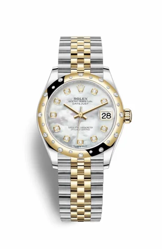 Rolex Datejust 31 Stainless Steel / Yellow Gold / Domed - Diamond / MOP / Jubilee 278343rbr-0028