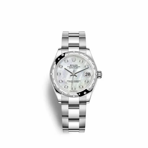 Rolex Datejust 31 Stainless Steel Domed Diamond / Oyster / MOP 278344RBR-0005