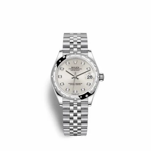 Rolex Datejust 31 Stainless Steel Domed Diamond / Jubilee / Silver - Diamond 278344RBR-0032