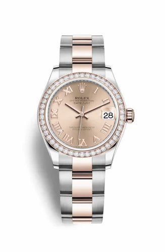 Rolex Datejust 31 Stainless Steel/ Rose Gold / Diamond / Rose - Roman / Oyster 278381rbr-0001