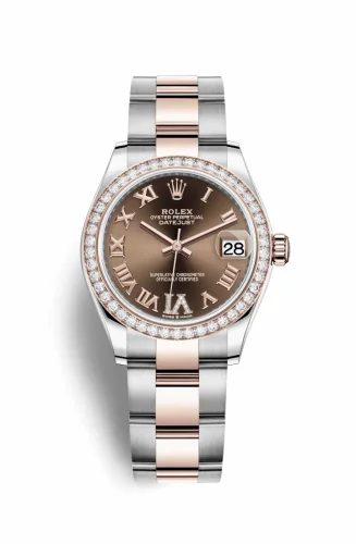 Rolex Datejust 31 Stainless Steel/ Rose Gold / Diamond / Chocolate - Roman / Oyster 278381rbr-0005