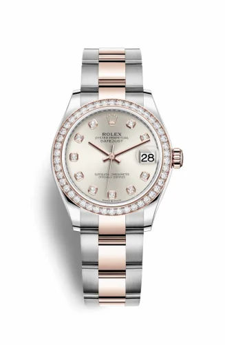 Rolex Datejust 31 Stainless Steel/ Rose Gold / Diamond / Silver - Diamond / Oyster 278381rbr-0015