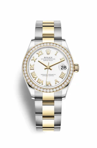 Rolex Datejust 31 Stainless Steel / Yellow Gold / Diamond / White - Roman / Oyster 278383rbr-0001