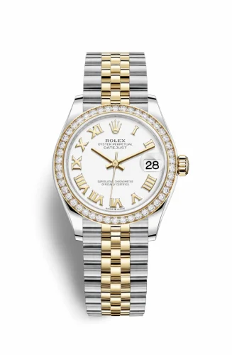 Rolex Datejust 31 Stainless Steel / Yellow Gold / Diamond / White - Roman / Jubilee 278383rbr-0002
