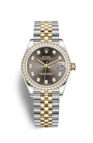 Rolex Datejust 31 Stainless Steel / Yellow Gold / Diamond / Grey - Diamond / Jubilee 278383rbr-0022