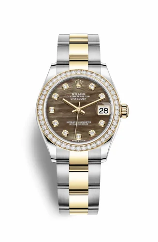 Rolex Datejust 31 Stainless Steel / Yellow Gold / Diamond / Black MOP / Oyster 278383rbr-0023