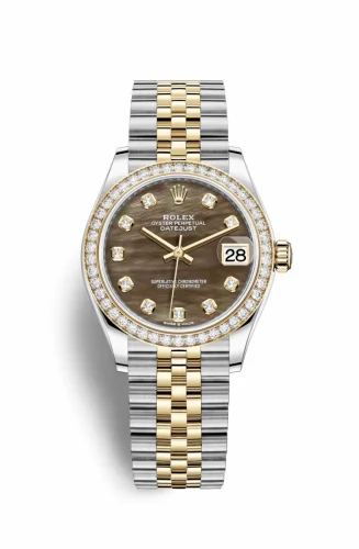 Rolex Datejust 31 Stainless Steel / Yellow Gold / Diamond / Black MOP / Jubilee 278383rbr-0024