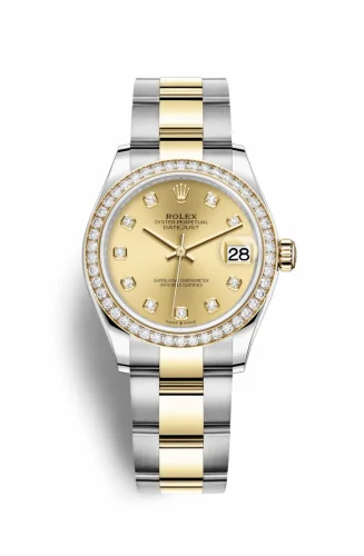 Rolex Datejust 31 Stainless Steel / Yellow Gold / Diamond / Champagne - Diamond / Oyster 278383rbr-0025