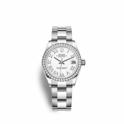 Rolex Datejust 31 Stainless Steel Diamond / Oyster / White - Roman 278384rbr-0013