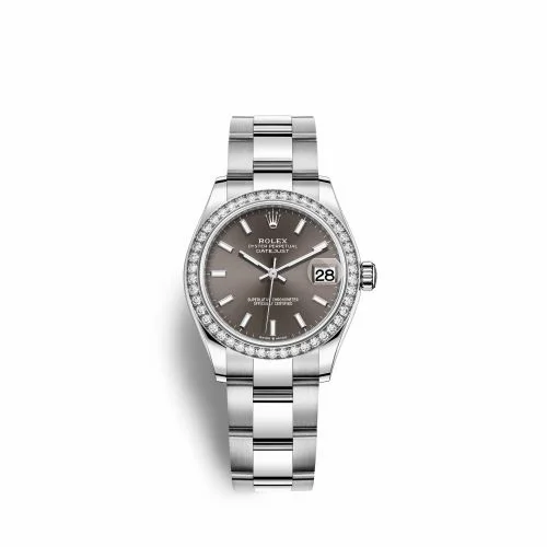 Rolex Datejust 31 Stainless Steel Diamond / Oyster / Grey 278384rbr-0019