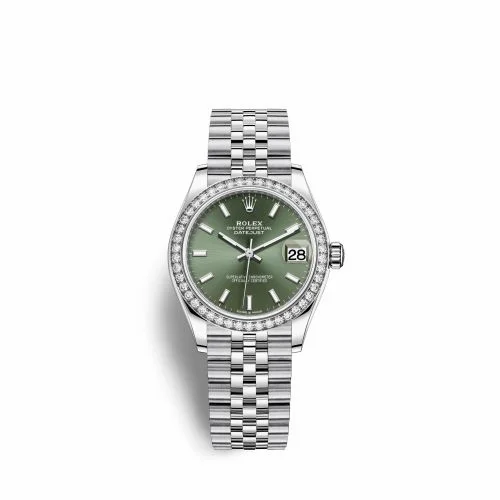 Rolex Datejust 31 Stainless Steel Diamond / Jubilee / Green 278384rbr-0022