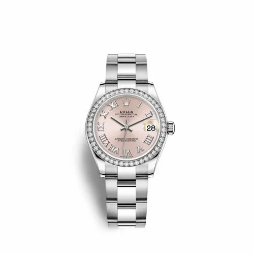 Rolex Datejust 31 Stainless Steel Diamond / Oyster / Pink - Roman 278384rbr-0023
