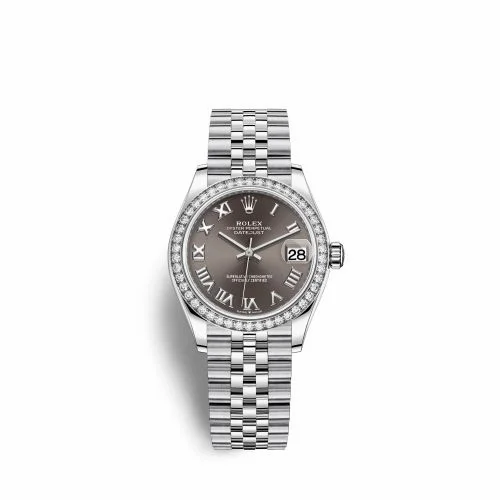 Rolex Datejust 31 Stainless Steel Diamond / Jubilee / Grey - Roman 278384rbr-0026